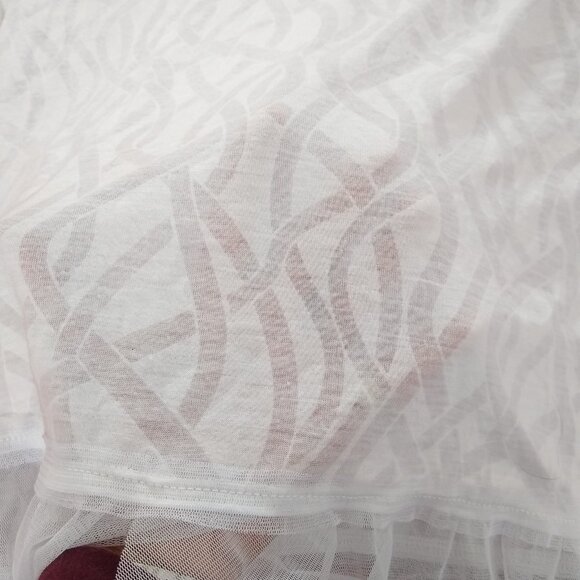 vintage Mado et les Autres tulle ruffle sheer tshirt NWOT - Picture 5 of 8